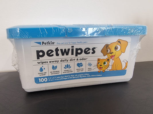 Petkin Pet Wipes x 100