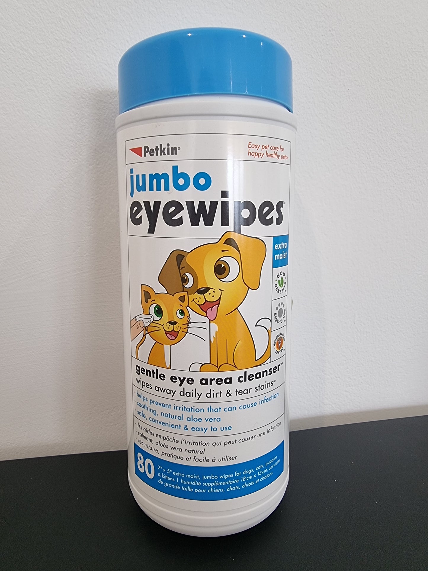 Jumbo Eye Wipes 80 Pack