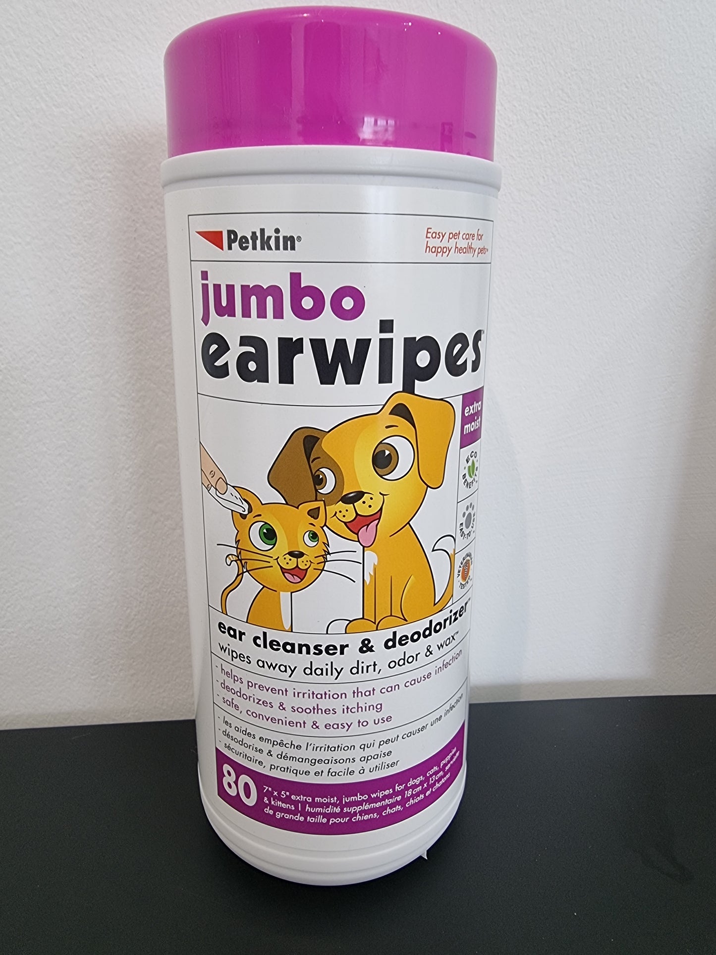 Jumbo Ear Wipes 80 Pack