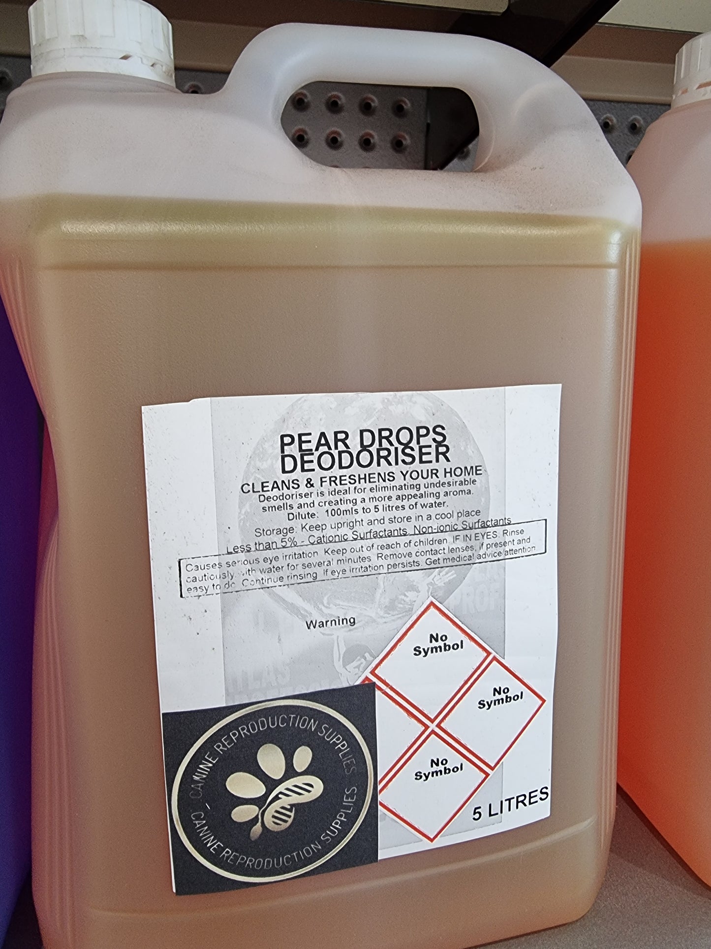 5L Deodoriser (Pear Drops, Baby Powder, Cherry, Floral, Peppermint)