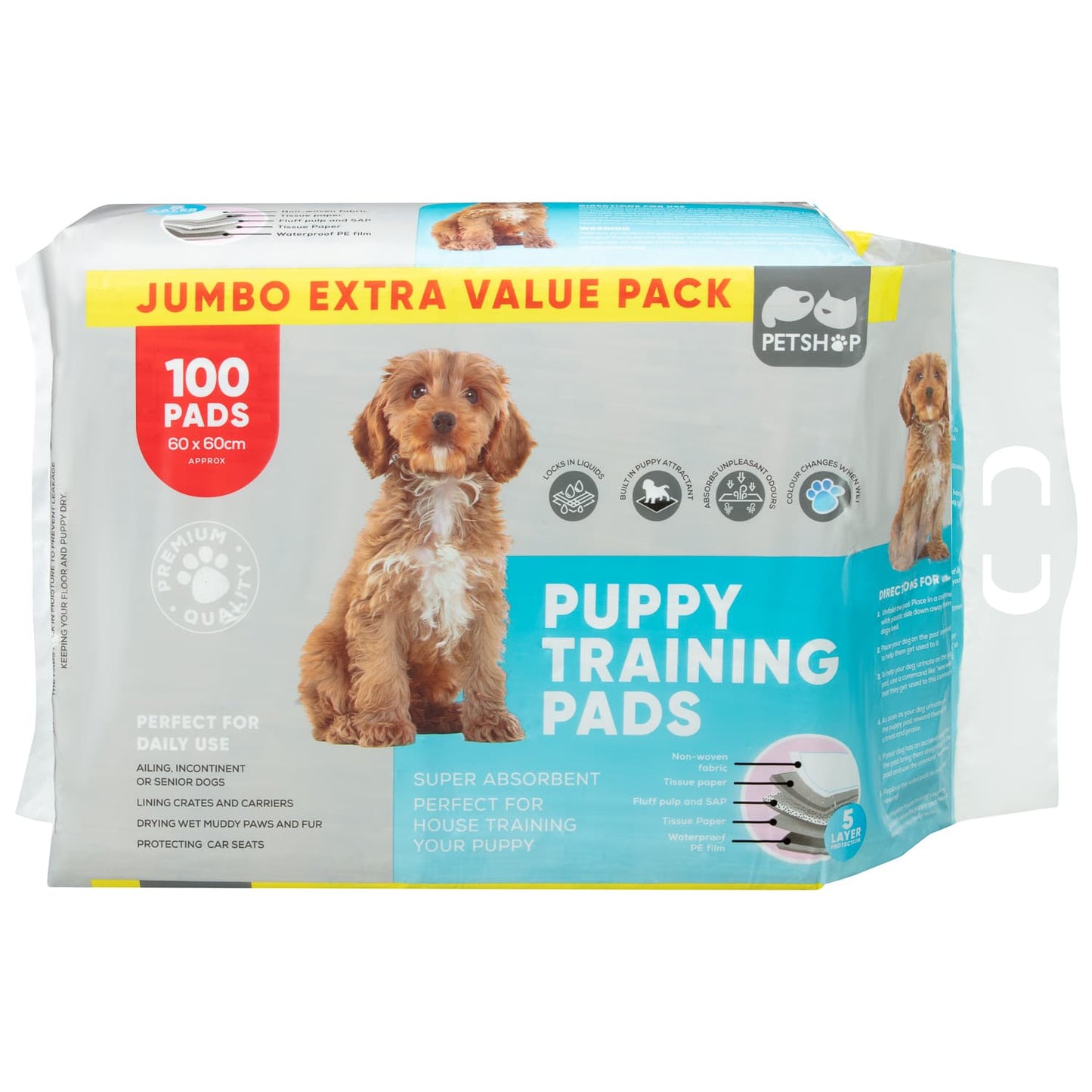 Puppy Training Pads - 30 Pack / 100 Pack