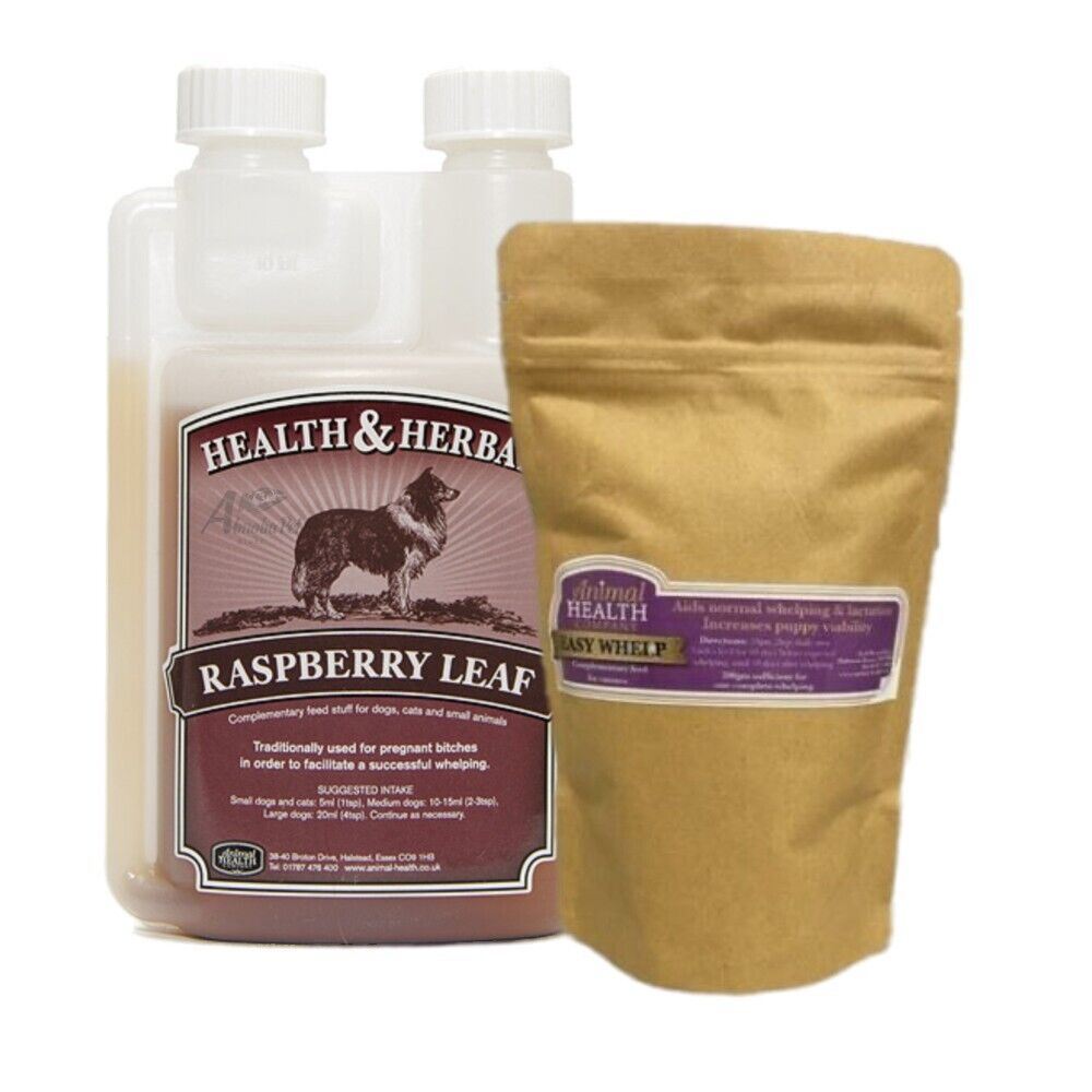 Easy Whelp 200g & Raspberry Leaf 250ml Pack - Twin Buy