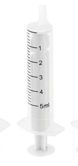 5ml 2 Part Syringe x 10